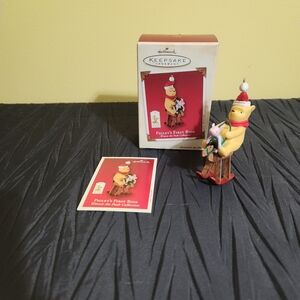 2002 Hallmark Keepsake Ornament - "Piglet's First Ride"